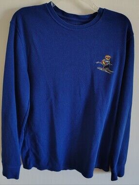 Men's Large Blue POLO Ralph Lauren Sleepwear Top